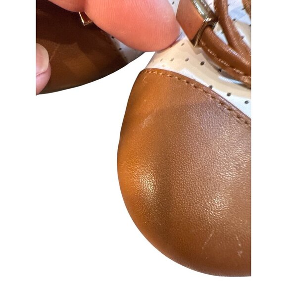 Vionic Allora Perforated Orthaheel Ballet Flats Size 7  Pre-Owned Good Condition - Picture 5 of 7